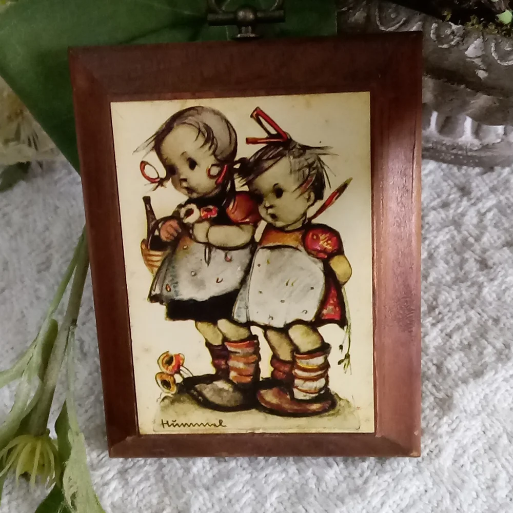 Hummel Vintage Children Wood Hanging Plaques (2)